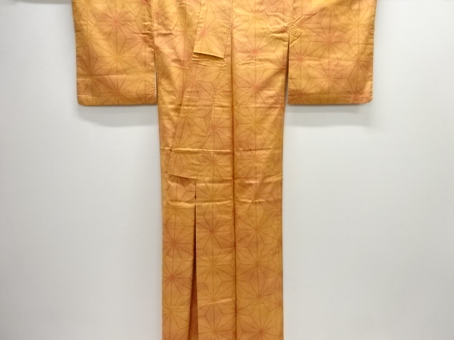  麻の葉模様小紋着物